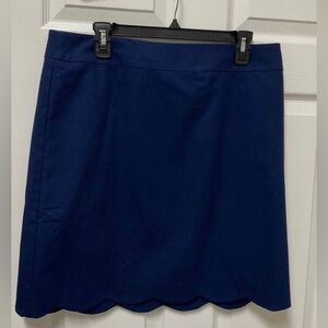 Talbots Navy Blue Mini Skirt